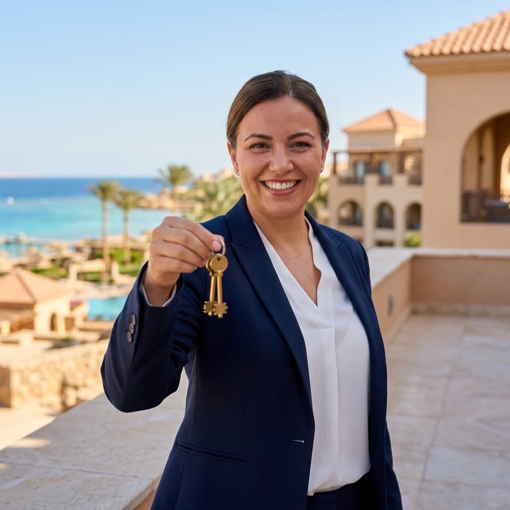 Property owner managing their vacation rental